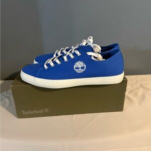 Timberland Royal Blue Canvas Shoes